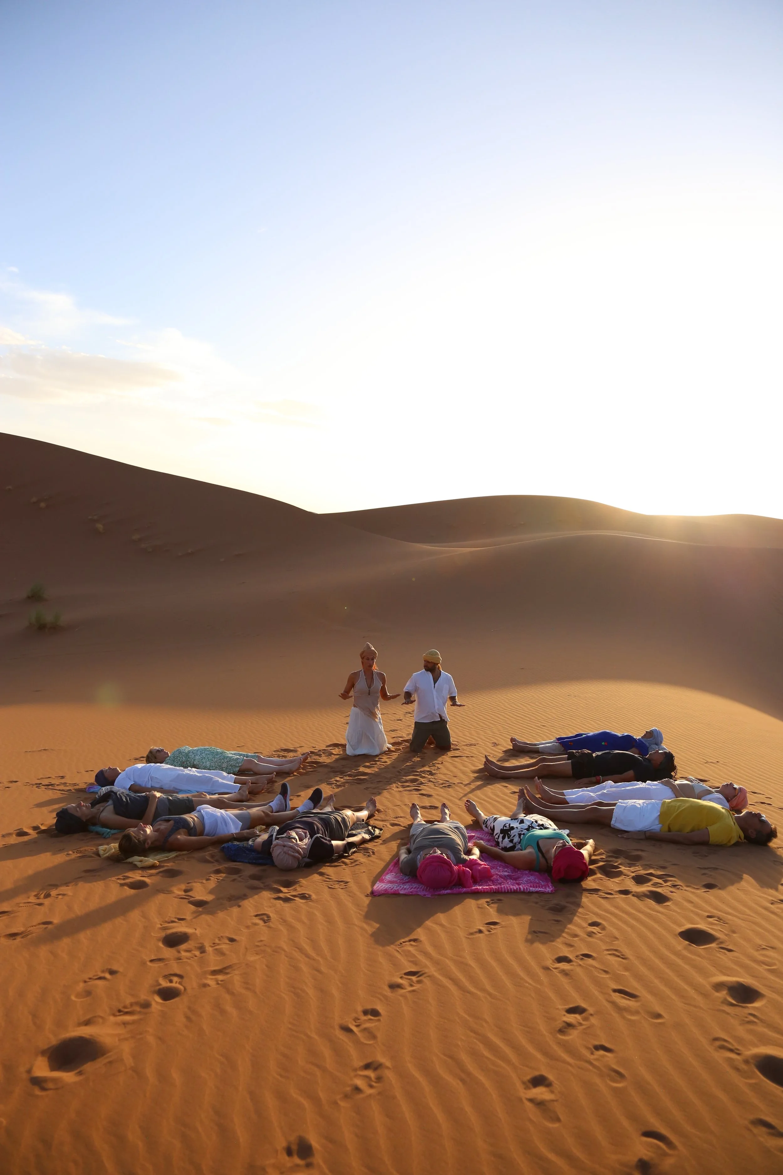 Breathwork de EMME en el desierto